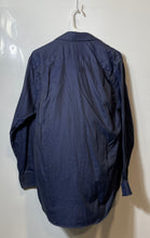 Load image into Gallery viewer, Awearness Kenneth Cole Mens Navy Blue Long Sleeve Button-Up Dress Shirt Sz 15.5