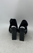 Load image into Gallery viewer, Jones New York Womens Endora Black Pearl Block Heel Slingback Sandals Size 6.5