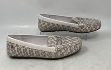 Load image into Gallery viewer, DKNY Womens White Beige Leather Slip-On Almond Toe Loafer Shoes Size 9M