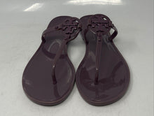 Load image into Gallery viewer, Authentic Tory Burch Womens Purple T-Strap Slip-On Flat Thong Sandals Size 6M