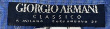 Load image into Gallery viewer, Authentic Giorgio Armani Womens Blue Long Sleeve Button-Up Shirt Size EUR 44