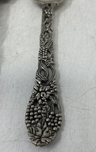 Load image into Gallery viewer, Vintage Set Of 2 Pcs Godinger Silver-Tone Grape Vine Pattern Serving Spoons