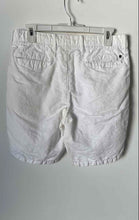 Load image into Gallery viewer, Massimo Dutti Womens White Flat Front Slash Pockets Chino Shorts Size 30