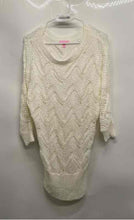 Load image into Gallery viewer, Lilly Pulitzer Womens White Knitted Long Sleeve Tunic Pullover Sweater Size XS