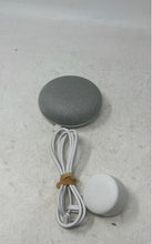 Load image into Gallery viewer, Google Home Mini 1st Generation Gray Wireless Smart Speaker Model H0A Untested