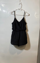 Load image into Gallery viewer, Forever 21 Womens Black Sleeveless V-Neck Regular Fit One-Piece Romper Size S