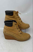 Load image into Gallery viewer, Timberland Womens Amston 6 Inch 8251A Brown Wedge Heel Ankle Boots Size 8.5