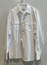 Load image into Gallery viewer, Blanc Du Nil Mens White Long Sleeve Spread Collar Button-Up Shirt Size XL