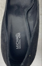 Load image into Gallery viewer, Michael Kors Womens Porter Black Suede Slip-On Pump Heels Size 8.5