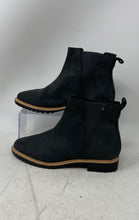 Load image into Gallery viewer, Toms Womens Cleo Black Suede Pull-On Block Heel Ankle Chelsea Boots Shoes Size 7