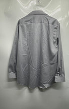 Load image into Gallery viewer, Michael Kors Mens Gray Long Sleeve Slim Fit Non Iron Dress Shirt Size 16 1/2