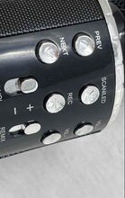 Load image into Gallery viewer, Black Silver-Tone Portable Handheld Wireless Karaoke Microphone Not Tested