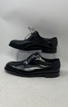 Load image into Gallery viewer, Florsheim Mens Black Leather Lace-Up Cap Toe Derby Dress Shoes Size 9B