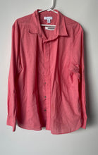 Load image into Gallery viewer, Calvin Klein Mens Pink Long Sleeve Collared Regular Fit Button-Up Shirt Size XL