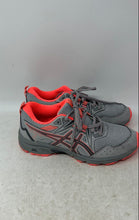 Load image into Gallery viewer, Asics Womens Gel Venture 8 Gray Orange Lace-Up Low Top Running Shoes Size 6.5