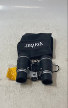 Load image into Gallery viewer, Vivitar Black Silver 4X30 Fully Coated Compact Binoculars With Case