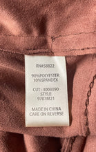 Load image into Gallery viewer, Max Studio Womens Mauve Suede Open Front Cardigan Jacket Blazer Size M w/ Tag