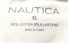 Load image into Gallery viewer, Nautica Womens White Short Sleeve Collared Regular Fit Polo Shirt Size XL