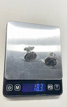 Load image into Gallery viewer, Replica Mercury 1943-W Dime Coin Silver-Tone Cufflink 18.3gr