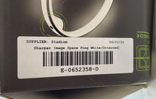 Load image into Gallery viewer, Sharper Image White 2 Player Virtual Space Ping Pong Game Set Untested