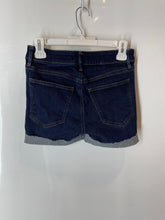 Load image into Gallery viewer, Ann Taylor Womens Blue Curvy Fit Stretch Denim Boyfriend Shorts Size 0