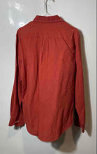Load image into Gallery viewer, Banana Republic Mens Red Long Sleeve Collared Button-Up Shirt Size Medium