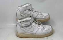 Load image into Gallery viewer, Nike Mens Air Force 1 Mid '07 White Leather Lace-Up Sneaker Shoes Size 8
