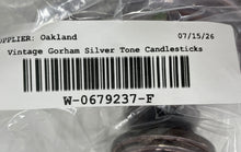 Load image into Gallery viewer, Vintage Gorham Silver-Tone Convertible Weighted Taper Candlestick Holder