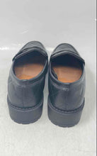 Load image into Gallery viewer, Primark Womens Black Leather Round Toe Slip-On Penny Loafers Shoes Size 8