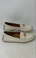 Load image into Gallery viewer, Coach Womens Arlene White Leather Round Toe Slip-On Loafer Shoes Size 9B