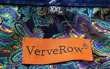 Load image into Gallery viewer, VerveRow Mens Green Printed Long Sleeve Button-Up Shirt Size XXL