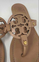 Load image into Gallery viewer, Authentic Tory Burch Womens Miller Beige Flip-Flop Sandals Size 7.5M Damaged