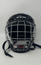 Load image into Gallery viewer, CCM FM50M Black Full-Face Ice Hockey Protective Gear Helmet Cage Combo