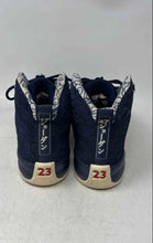 Load image into Gallery viewer, Nike Boys Air Jordan 12 BV8017-445 Blue White Leather Basketball Shoes Size 6.5Y