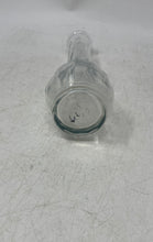 Load image into Gallery viewer, Clear Glass Ribbed Round Edge Bottle Shape Home Decorative Bud Vase