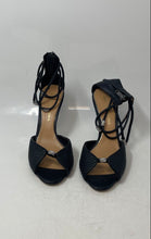 Load image into Gallery viewer, Badgley Mischka Womens Kandyce Black High Stiletto Ankle Strap Heels Size 8