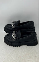 Load image into Gallery viewer, Karl Lagerfeld Womens Gemsy Black Leather Embellished Slip-On Loafer Shoes Sz 5M