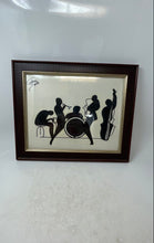 Load image into Gallery viewer, The Jazz Band Black White Wall Framed Print Artwork Signed By Ana Soto