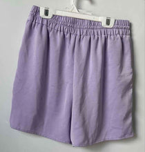 Load image into Gallery viewer, Express Womens Lilac Elastic Waistband Front Drawstring Sweat Shorts Size Small
