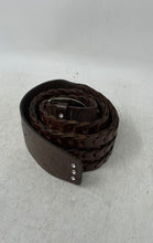 Load image into Gallery viewer, Vintage Guess Womens Brown Leather Adjustable Waist Belt Size Small