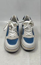 Load image into Gallery viewer, Michael Kors Womens Irving FT25F White Blue Low Top Sneakers Shoes Size 5.5 M