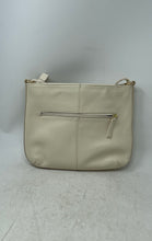 Load image into Gallery viewer, Giani Bernini Womens Ivory Leather Adjustable Strap Shoulder Crossbody Bag