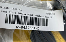 Load image into Gallery viewer, Vans X Bruce Lee Mens Half Cab 508357 Yellow Black Lace-Up Sneaker Shoes Size 5