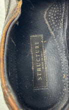 Load image into Gallery viewer, Structure Mens Brown Leather Square Toe Slip-On Loafer Shoes Size 10.5D
