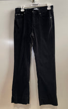 Load image into Gallery viewer, Calvin Klein Womens Black Corduroy Dark Wash High-Rise Bootcut Jeans Pants Sz 6