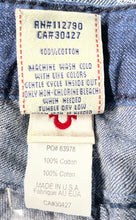 Load image into Gallery viewer, True Religion Womens Joey Blue Denim 5-Pocket Design Flared Jeans Pants Size 27