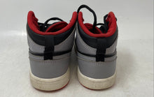 Load image into Gallery viewer, Nike Kids Air Jordan 1 Mid DQ8424-006 Gray Black Lace-Up Sneaker Shoes Size 1Y