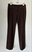 Load image into Gallery viewer, Vertigo Paris Womens Brown Flat Front High-Rise Straight -Leg Dress Pants Size 6