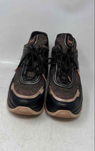 Load image into Gallery viewer, Michael Kors Womens Olympia Black And Bright Purple Sneaker Shoes Size 9M