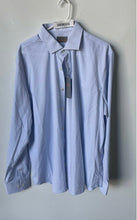 Load image into Gallery viewer, Perry Ellis Mens White Blue Geometric Print Slim Fit Button-Up Shirt Sz XL w/Tag